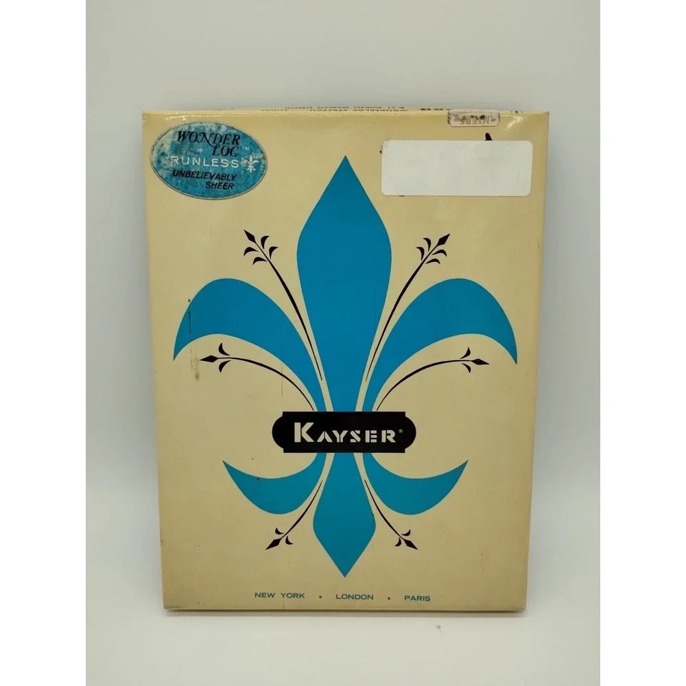 Vintage, NOS, Kayser Sheer Nylon Garter Stockings Sz A 8 1/2-9 FUDGE Runless